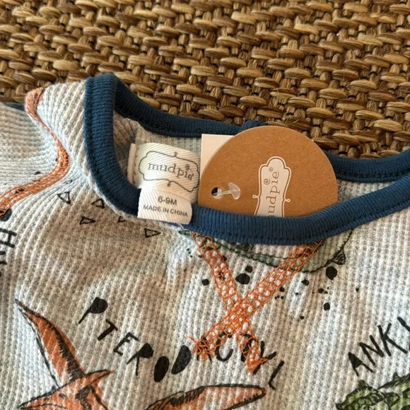 Mudpie Infant Dinosaur Outfit - Picture 4 of 7